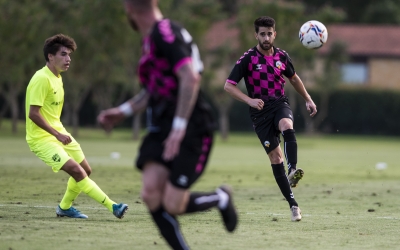 Boniquet en una acció de l'amistós contra l'Andorra | Marc González Alomà - CES